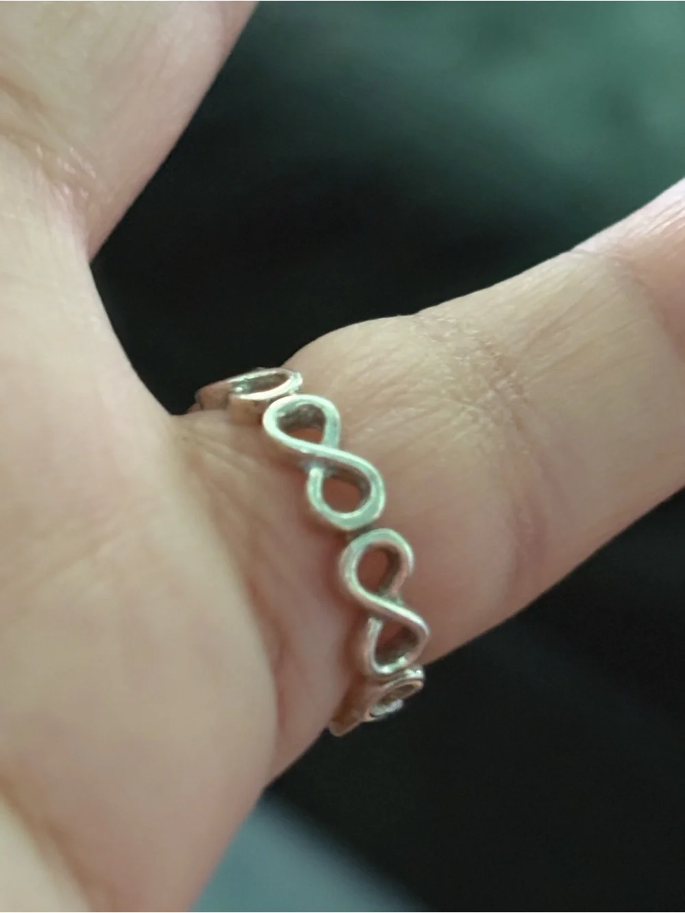Pandora Silver Infinity Stackable Ring